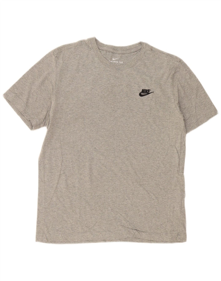 T-shirt Nike The Tee da uomo in cotone grigio medio