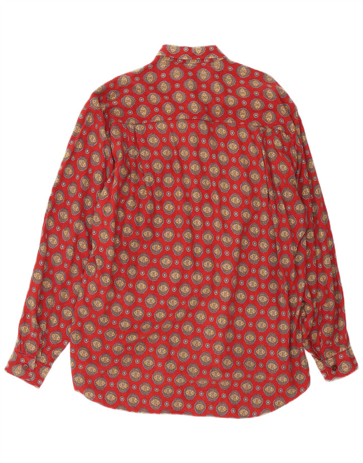 Camicia da uomo Carrera in cotone Paisley rosso medio