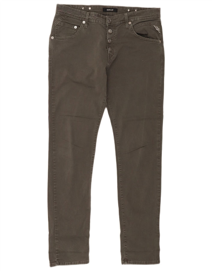 Jeans slim da donna Replay W32 L29 Grigi