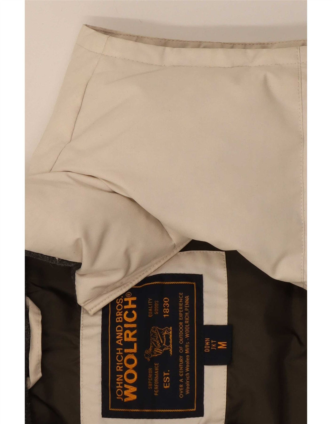 Gilet imbottito da uomo Woolrich UK 38 medio bianco