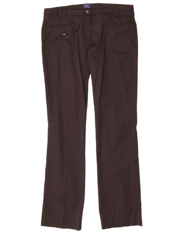 Pantaloni Casual Dritti Donna TRUSSARDI IT 46 Large W32 L31 Nero