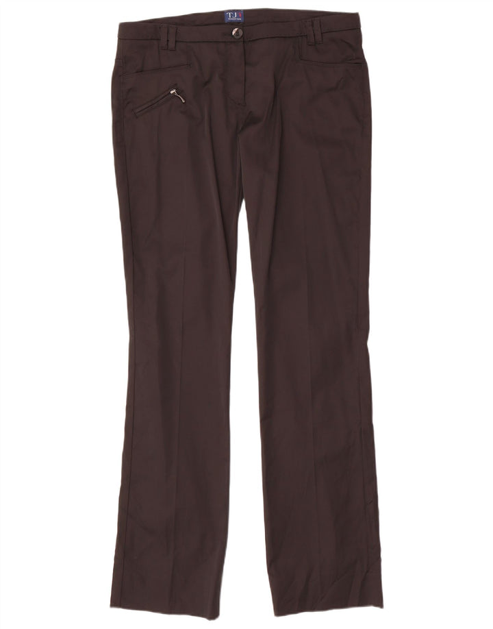 Pantaloni Casual Dritti Donna TRUSSARDI IT 46 Large W32 L31 Nero