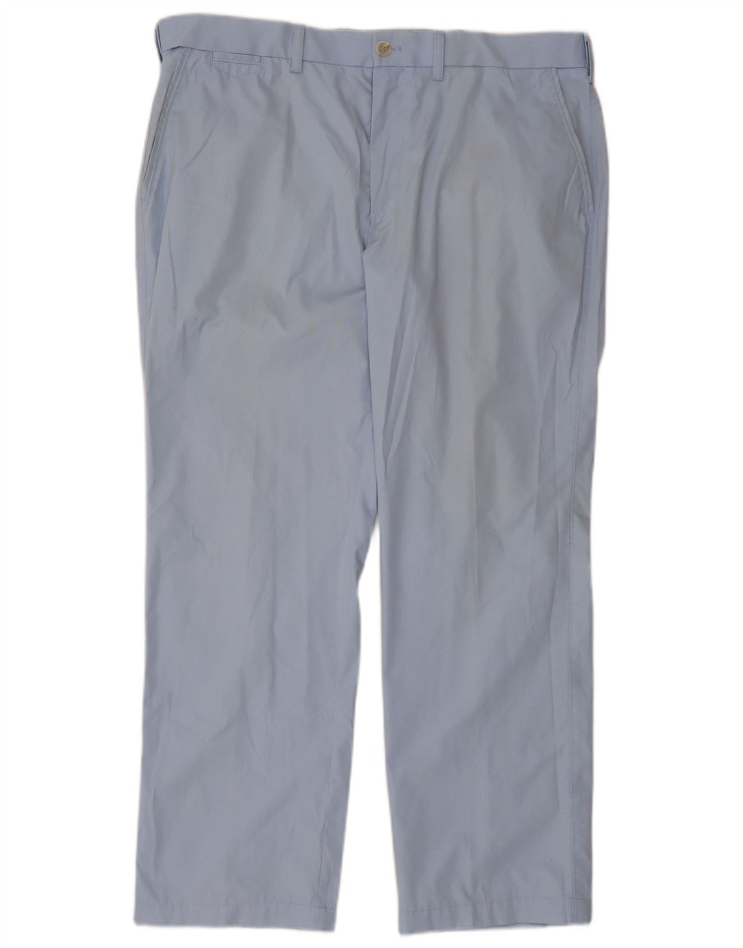 MARKS & SPENCER Pantaloni chino dritti da uomo Blue Harbour W38 L29 Blu