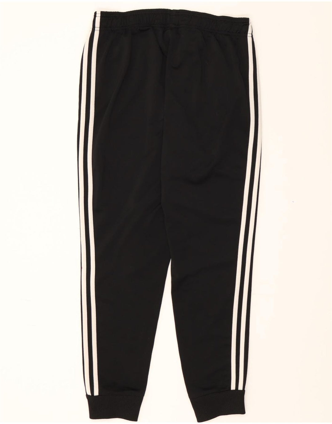 ADIDAS Womens Tracksuit Trousers Joggers UK 12/14 Medium  Black Polyester Vintage Adidas and Second-Hand Adidas from Messina Hembry 