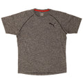 T-shirt da uomo Puma Top in poliestere chiazzato grigio medio