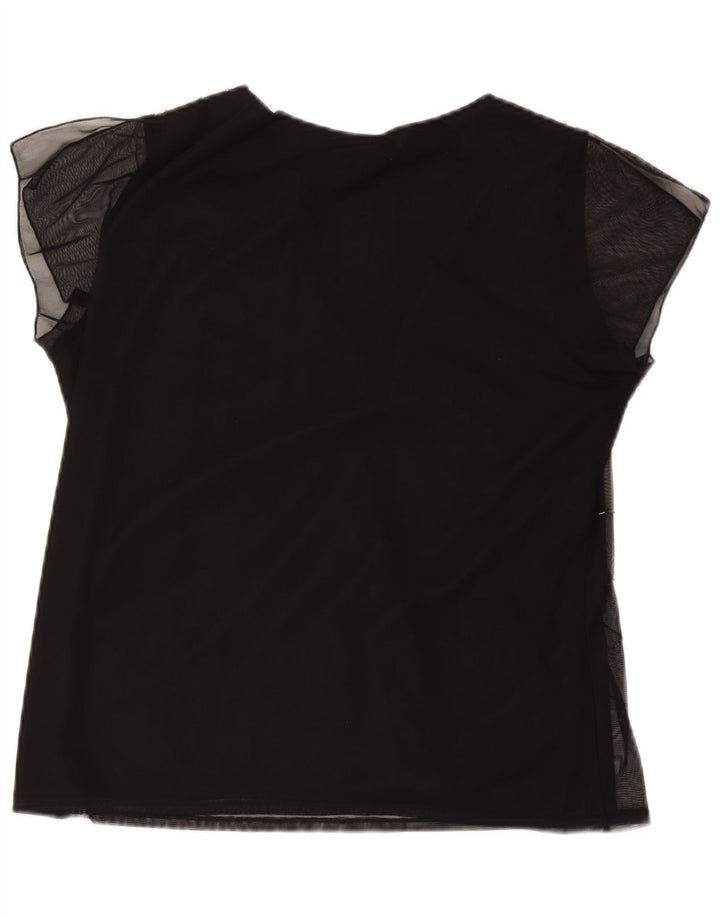 Agenda Camicetta da donna Top UK 16 Large Nero Poliestere