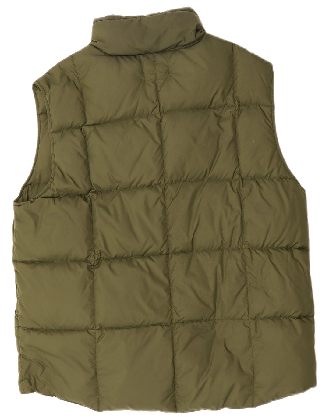 Gilet imbottito da uomo LANDS END UK 40 grande verde