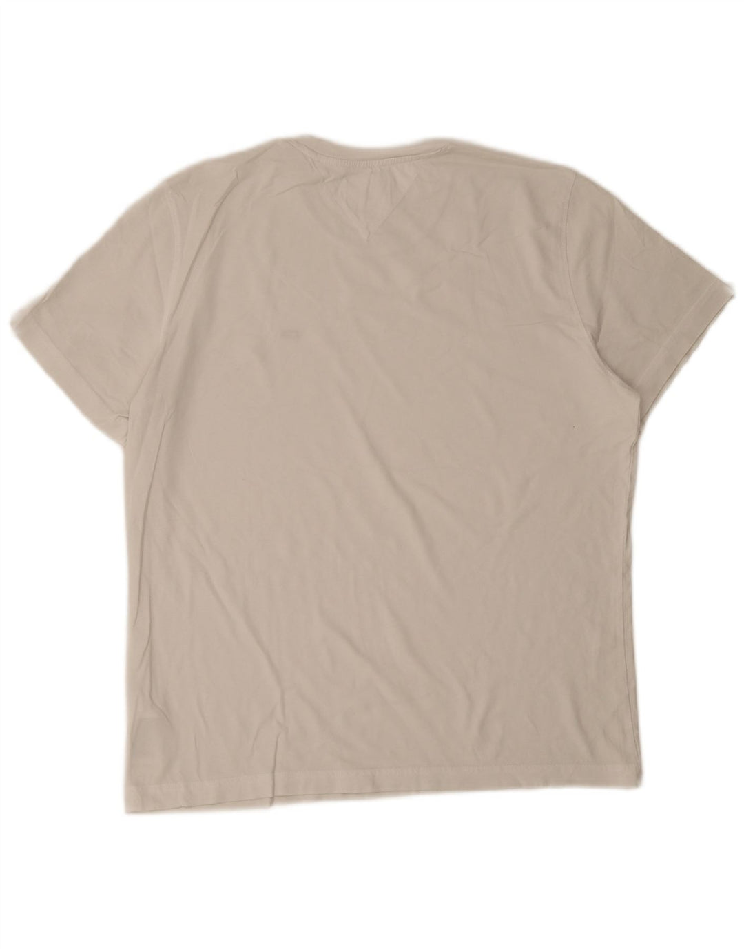 TOMMY HILFIGER T-shirt da uomo Top Large in cotone bianco