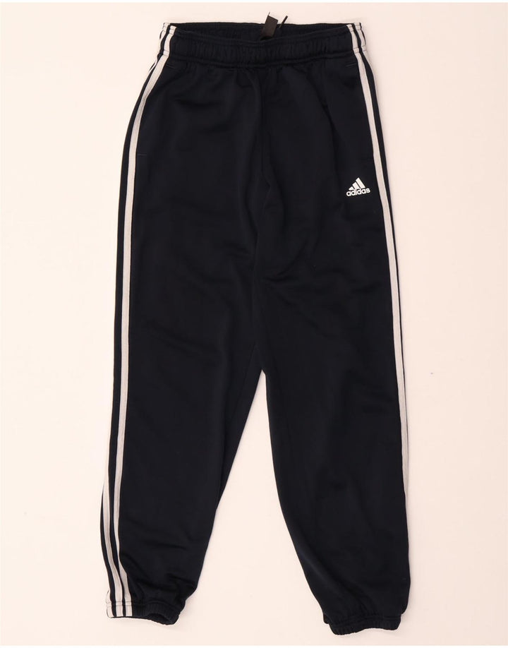 Pantaloni da tuta da ragazzo Adidas Joggers 11-12 anni in poliestere blu navy