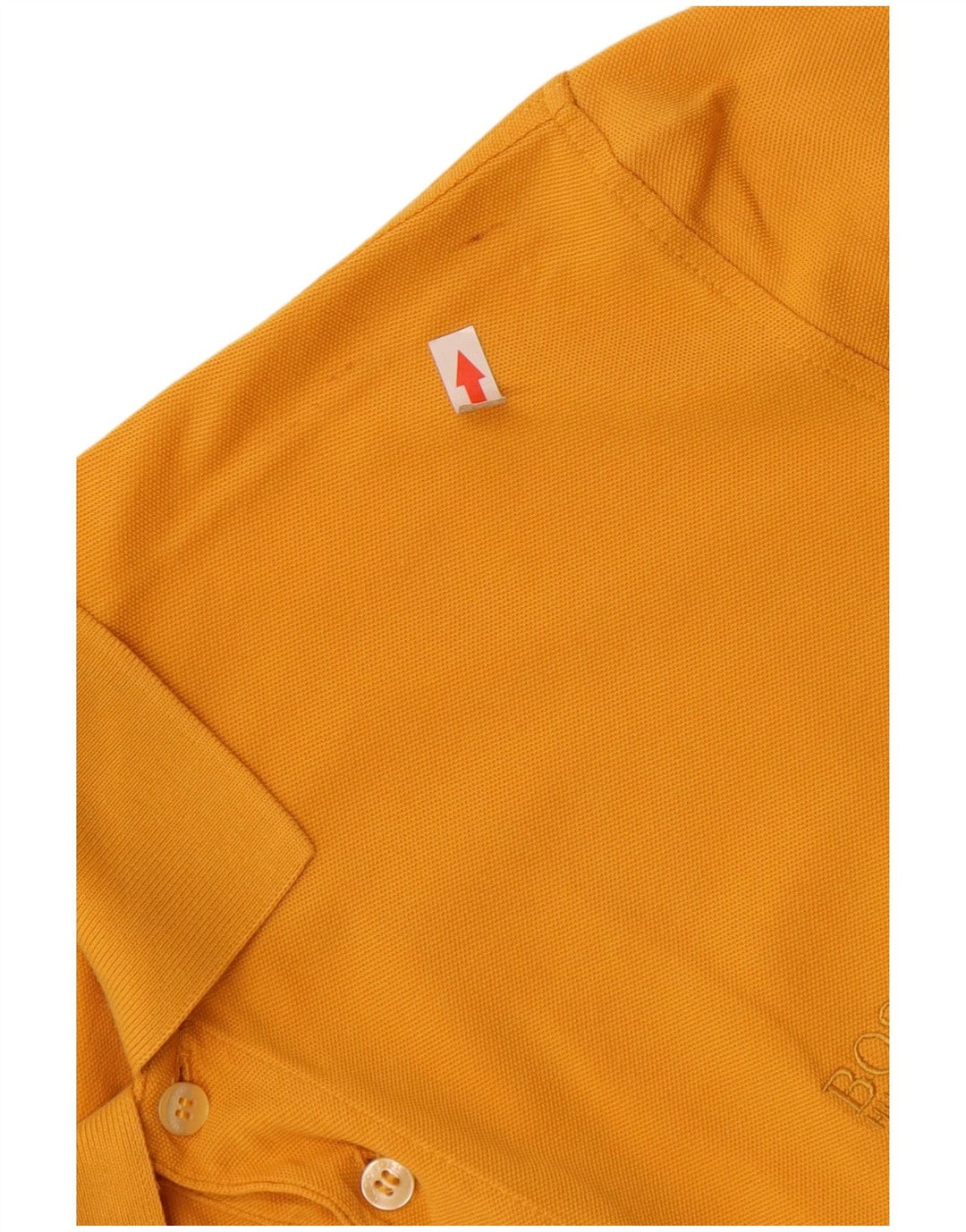 Hugo Boss Mens Polo Shirt XL Yellow
