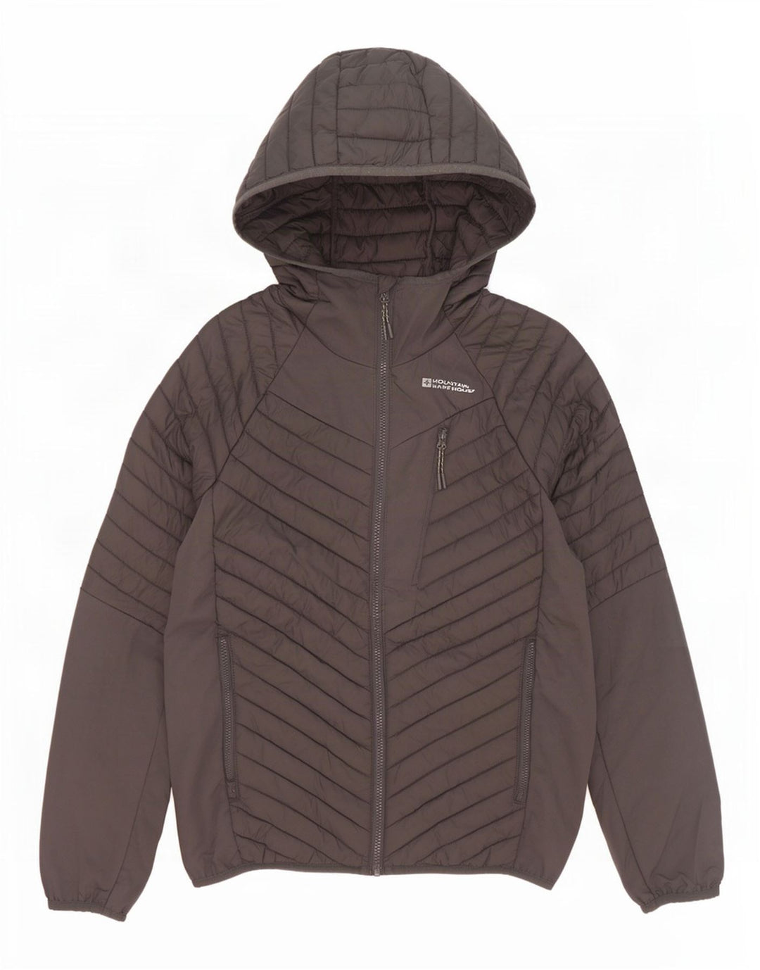 Giacca imbottita con cappuccio da uomo Mountain Warehouse UK 34 XS poliestere grigio
