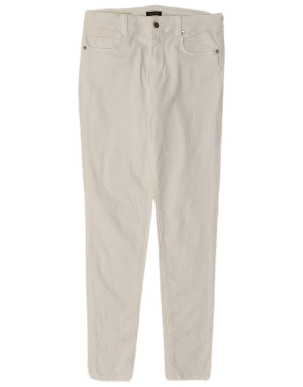 Pantaloni casual skinny da donna Massimo Dutti EU 40 Medium W30 L29 Bianco