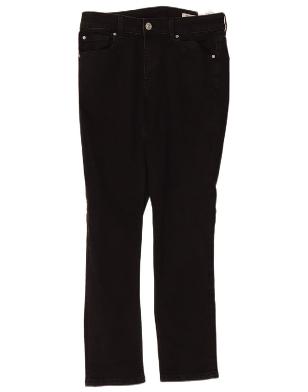 Marks & Spencer Donna The Lily Slim Jeans UK 12 Medio W30 L27 Nero