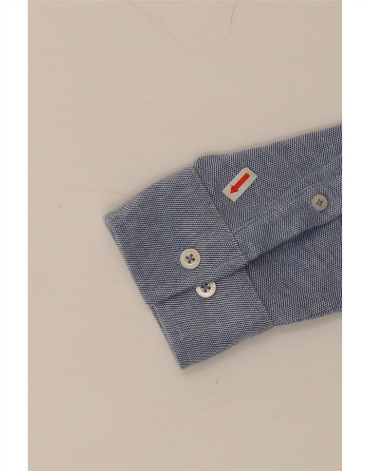 JACK & JONES Mens Shirt Small Blue Cotton Vintage Jack & Jones and Second-Hand Jack & Jones from Messina Hembry 