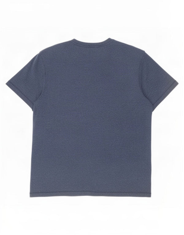 Tommy Hilfiger Mens Graphic T-Shirt Top Large Navy Blue Cotton