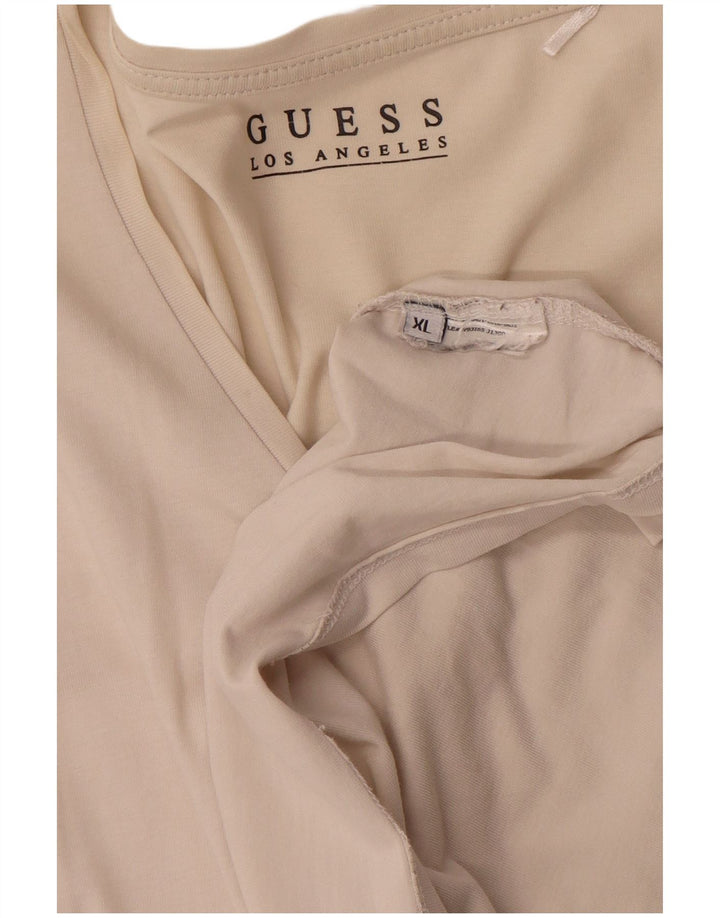 Maglietta da donna Guess UK 18 XL Bianca