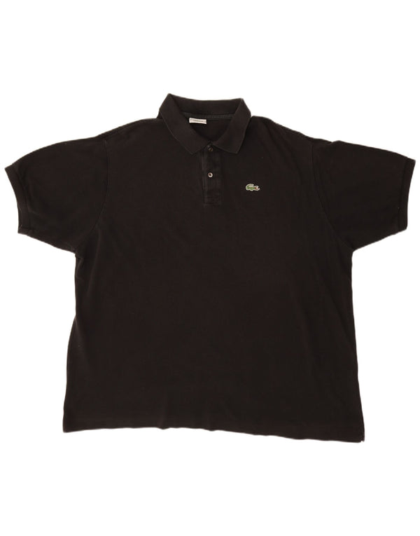 Polo da uomo LACOSTE taglia 9 4XL cotone nero