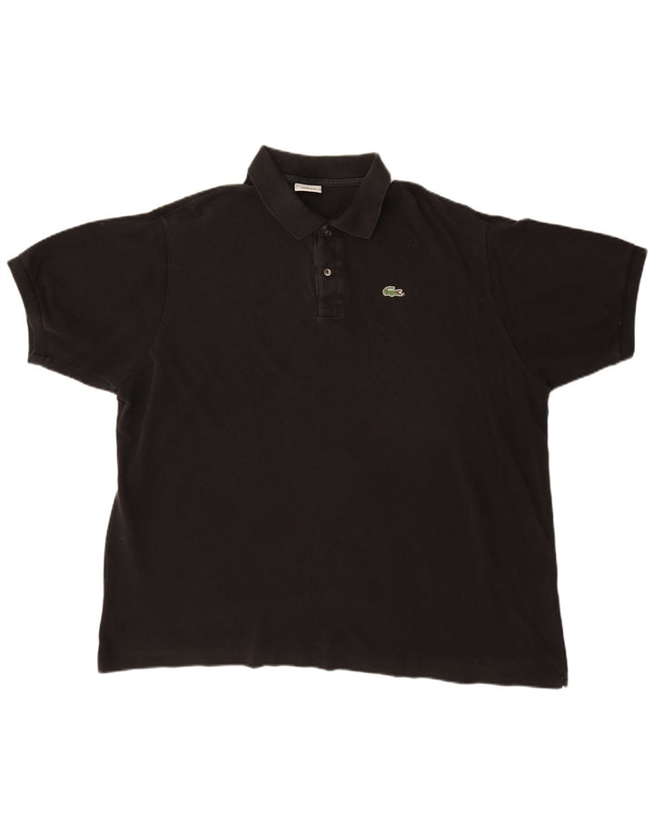 Polo da uomo LACOSTE taglia 9 4XL cotone nero