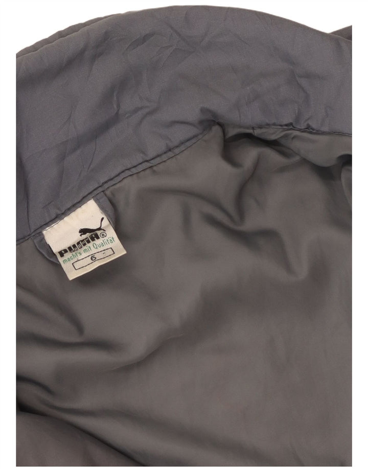 Giacca bomber da uomo Puma UK 40 Large Grigio Colourblock Poliestere
