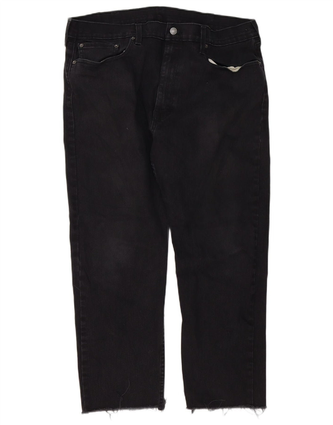 Jeans Levi's Uomo 502 affusolati W38 L26 Cotone Nero