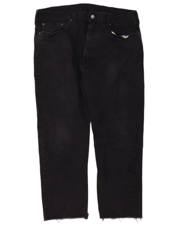 Jeans Levi's Uomo 502 affusolati W38 L26 Cotone Nero