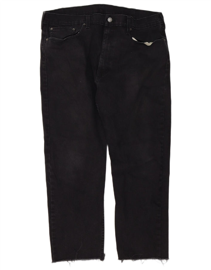 Jeans Levi's Uomo 502 affusolati W38 L26 Cotone Nero