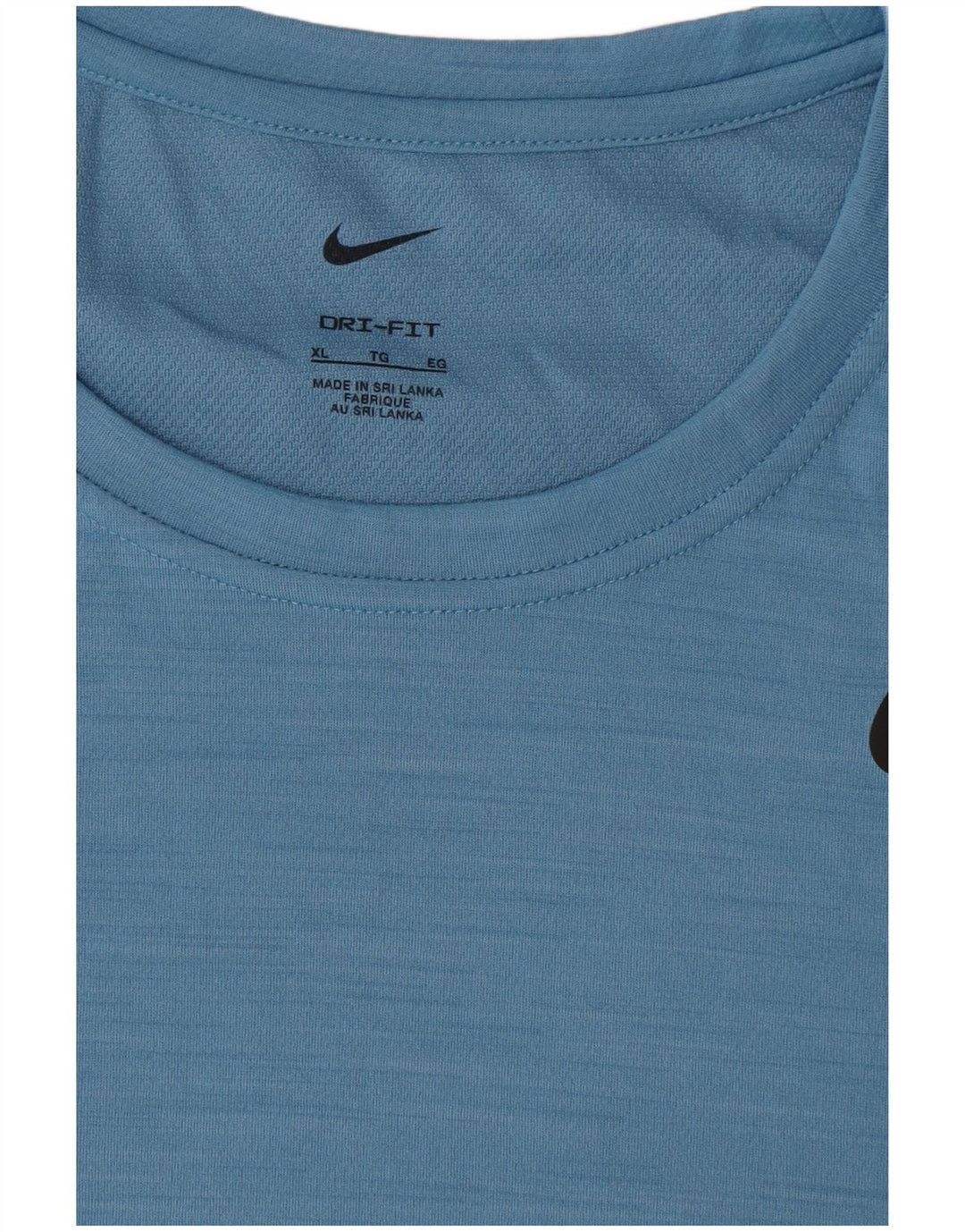 T-shirt Nike da uomo Dri Fit Top XL blu poliestere