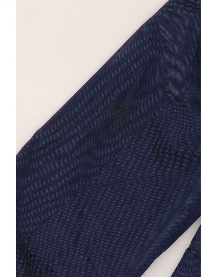 Giacca blazer a 2 bottoni da uomo Zara EU 46 piccola lana blu