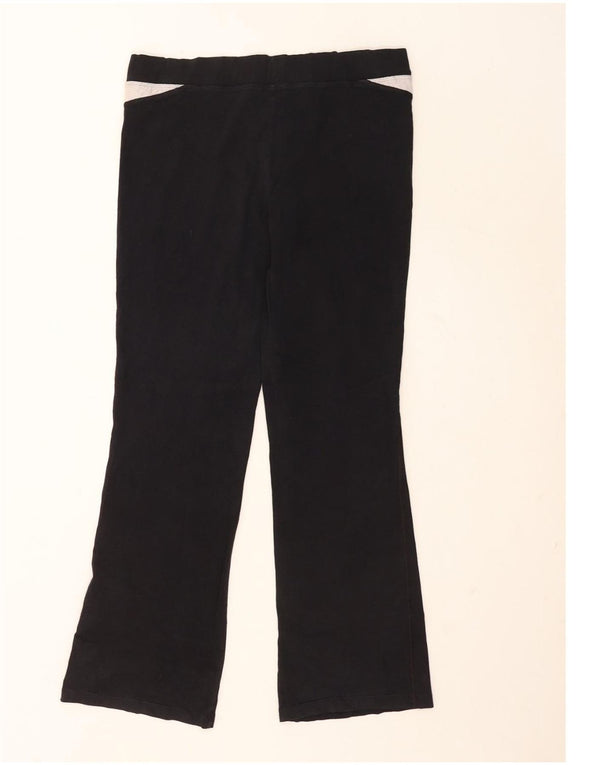 Pantaloni da tuta Fila da donna Flare UK 12 Medium Black Cotton Sports