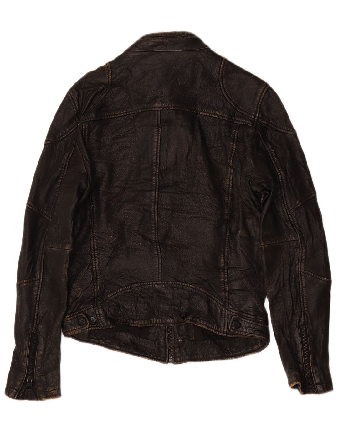 Giacca in pelle da uomo Gypsy UK 38 media nera