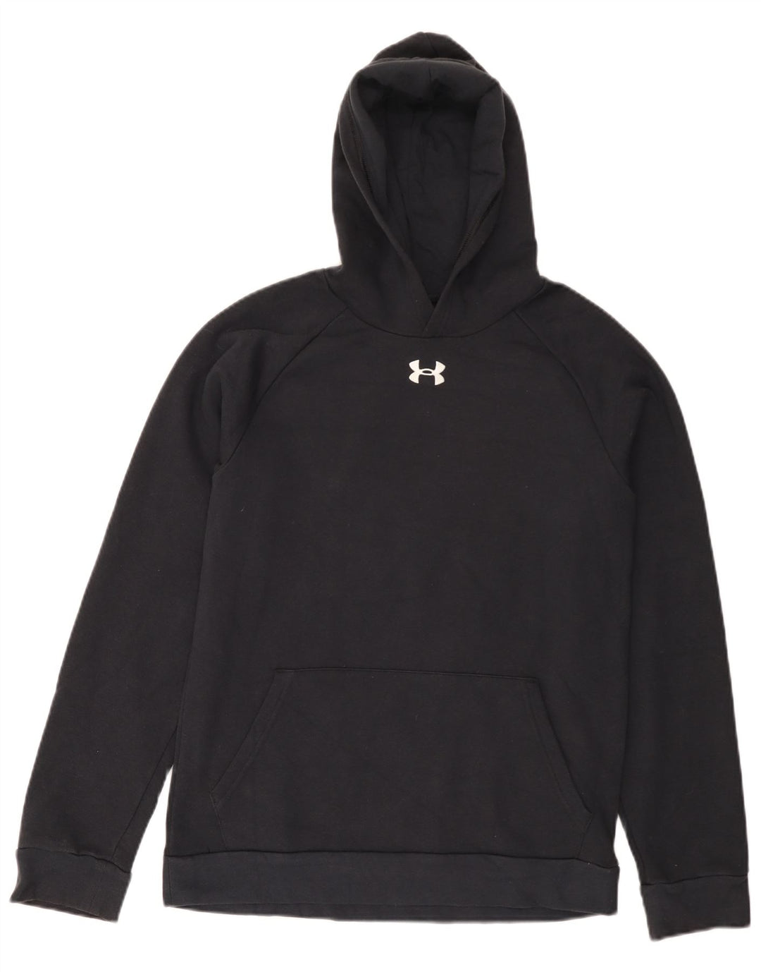 Felpa con cappuccio da bambino UNDER ARMOUR 13-14 anni XL in cotone nero