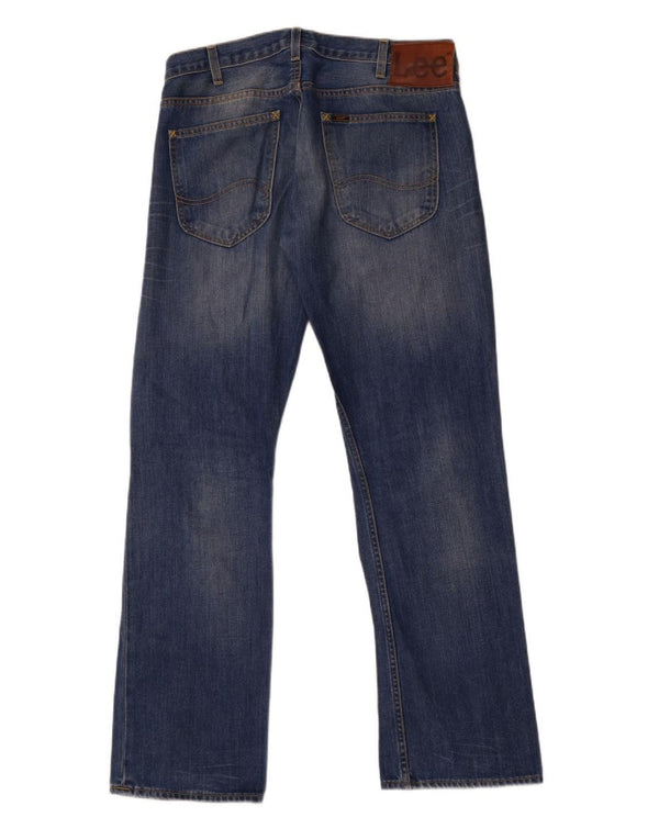 Jeans dritti da uomo Lee Flint W34 L34 cotone blu