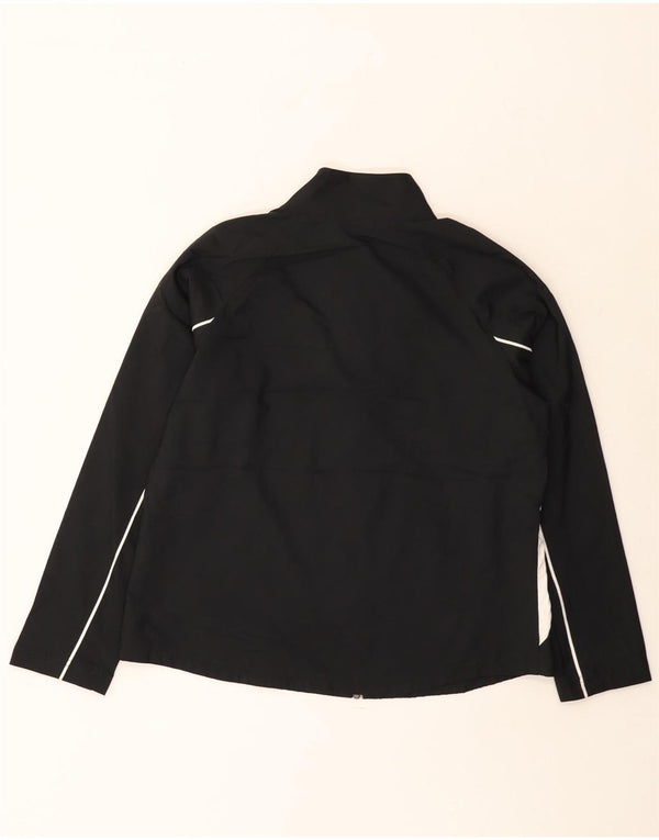 Giacca da tuta da donna Reebok UK 16 Large Nero Colourblock Poliestere