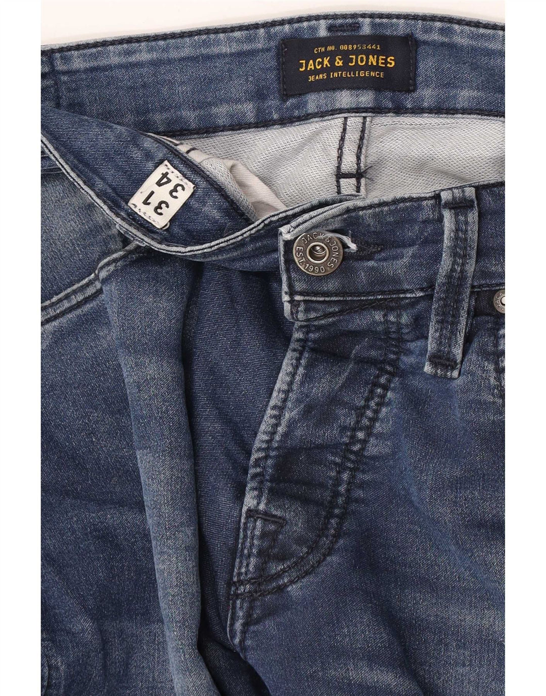 Jack & Jones Uomo GLENN Slim Jeans W31 L34 Blu