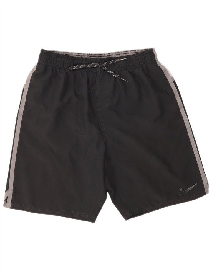 Pantaloncini sportivi da uomo Nike Medium Black Colourblock in poliestere