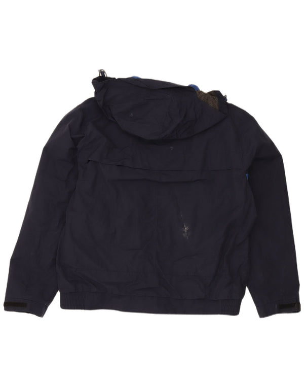 Marks & Spencer Giacca a vento con cappuccio da uomo blu Harbour UK 42 XL Navy