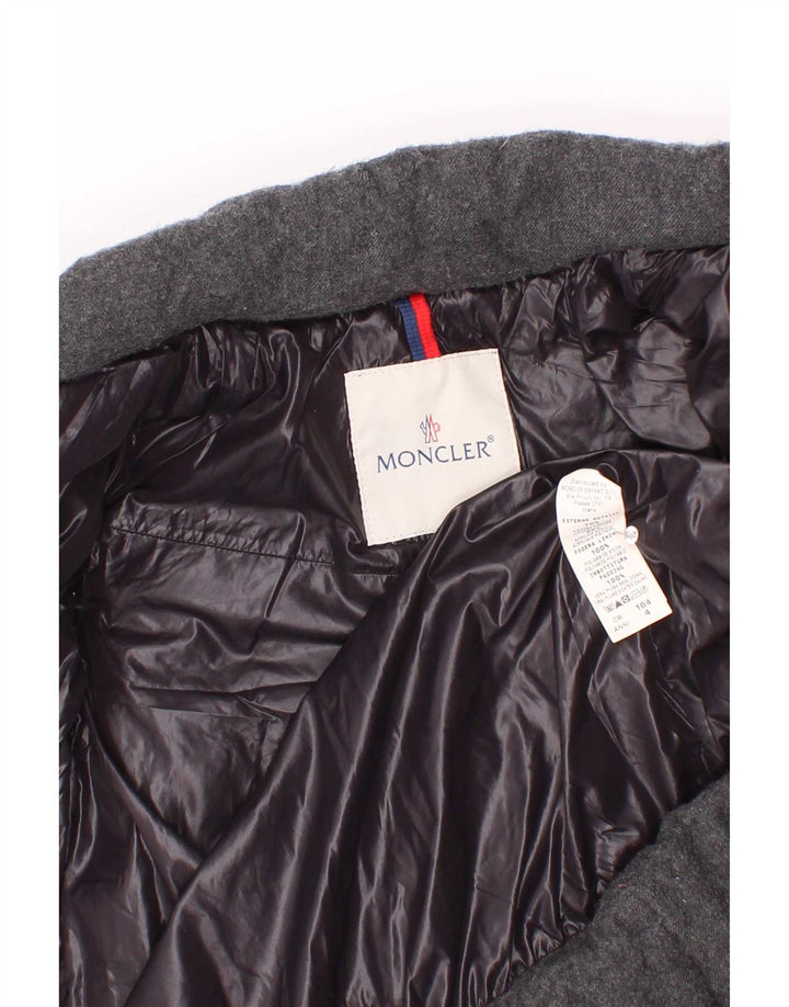 Cappotto Imbottito Bambina Moncler 3-4 Anni Viscosa Grigia