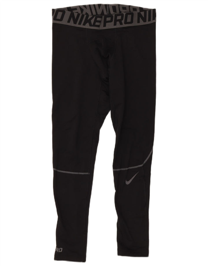 Leggings grafici a compressione NIKE da uomo XL poliestere nero