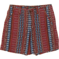 EDDIE BAUER Womens Chino Shorts US 4 Small W29 Multicoloured Striped Vintage Eddie Bauer and Second-Hand Eddie Bauer from Messina Hembry 
