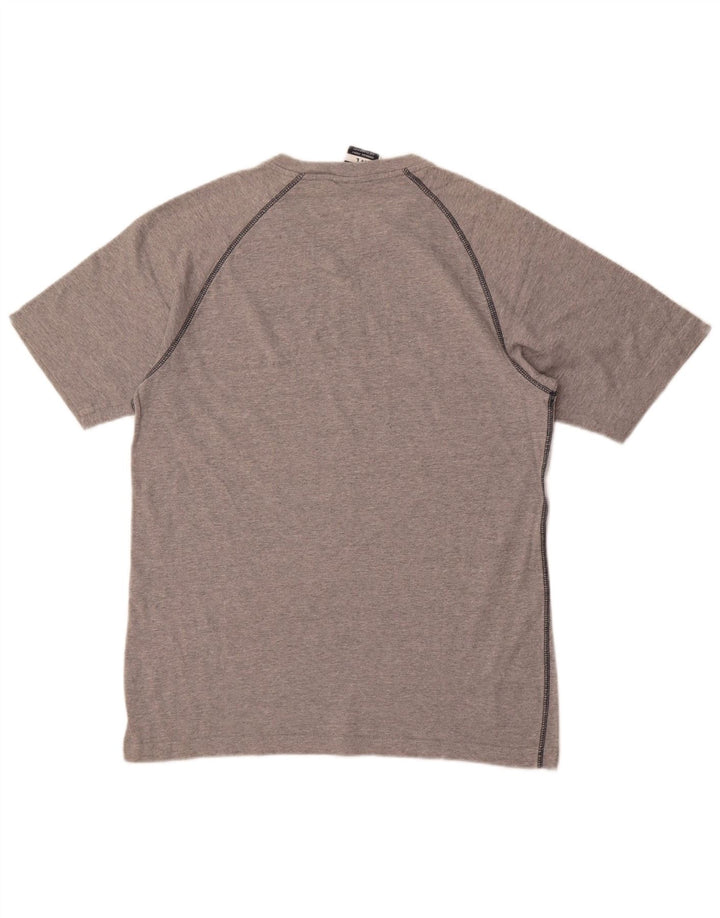 T-shirt da uomo Champion Top grande in cotone chiazzato grigio