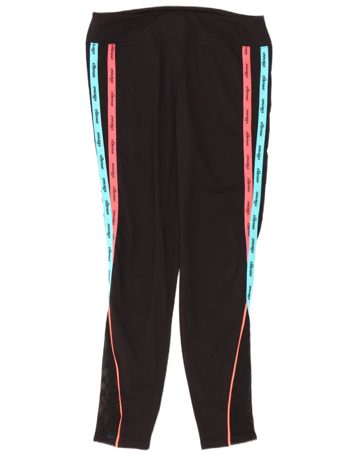 Leggings grafici da donna Ellesse UK 14 Large Black Colourblock