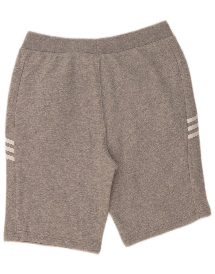 Pantaloncini sportivi Adidas da ragazzo 15-16 anni in cotone grigio