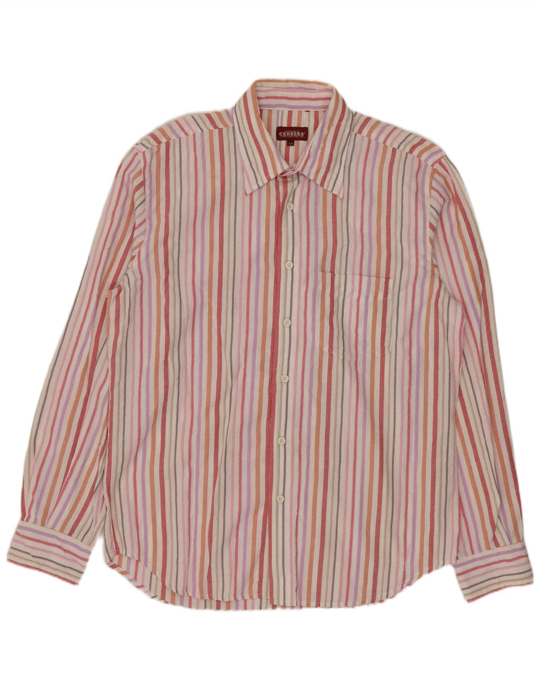 Camicia Carrera Uomo Cotone Righe Medie Multicolor