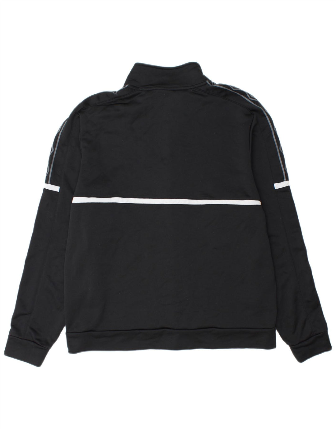 Giacca da ginnastica grafica da uomo Umbro XL nera in poliestere