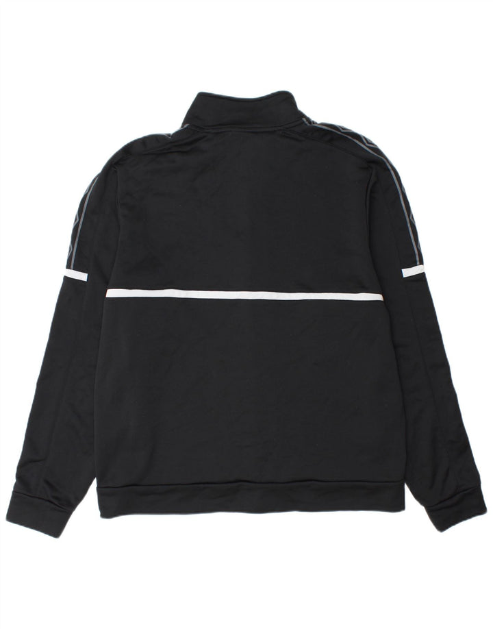 Giacca da ginnastica grafica da uomo Umbro XL nera in poliestere