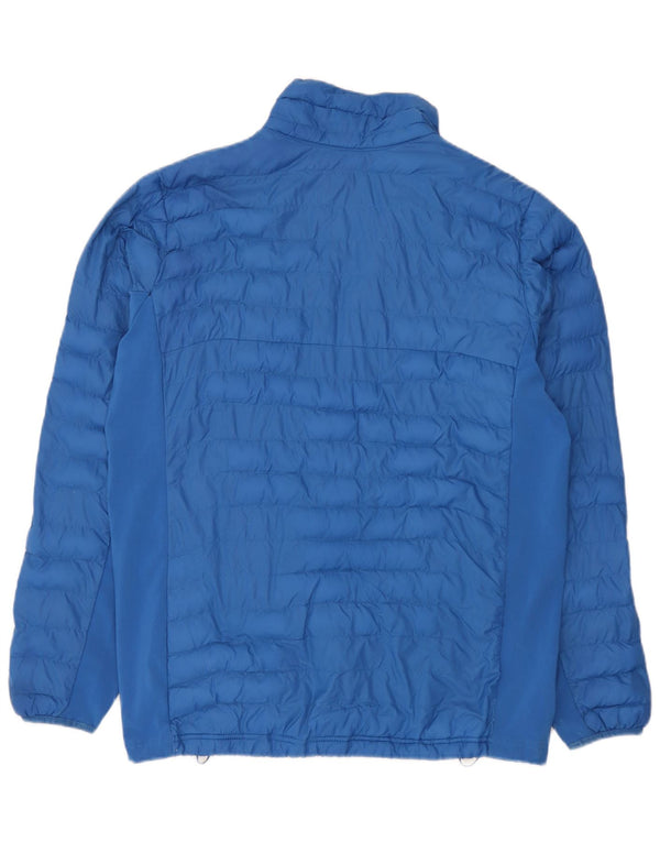 Giacca imbottita da uomo Columbia UK 40 Large Blu Nylon