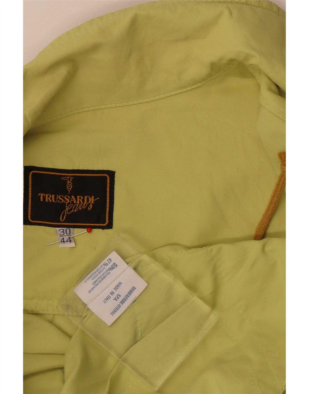 Giubbotto Bomber Oversize Donna Trussardi Jeans IT 44 Verde Medio Poliammide