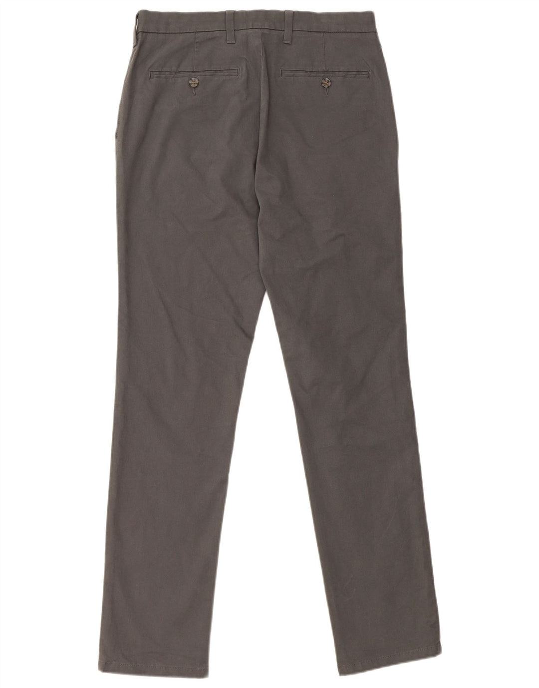 Pantaloni chino slim da uomo Marks & Spencer W30 L31 cotone grigio