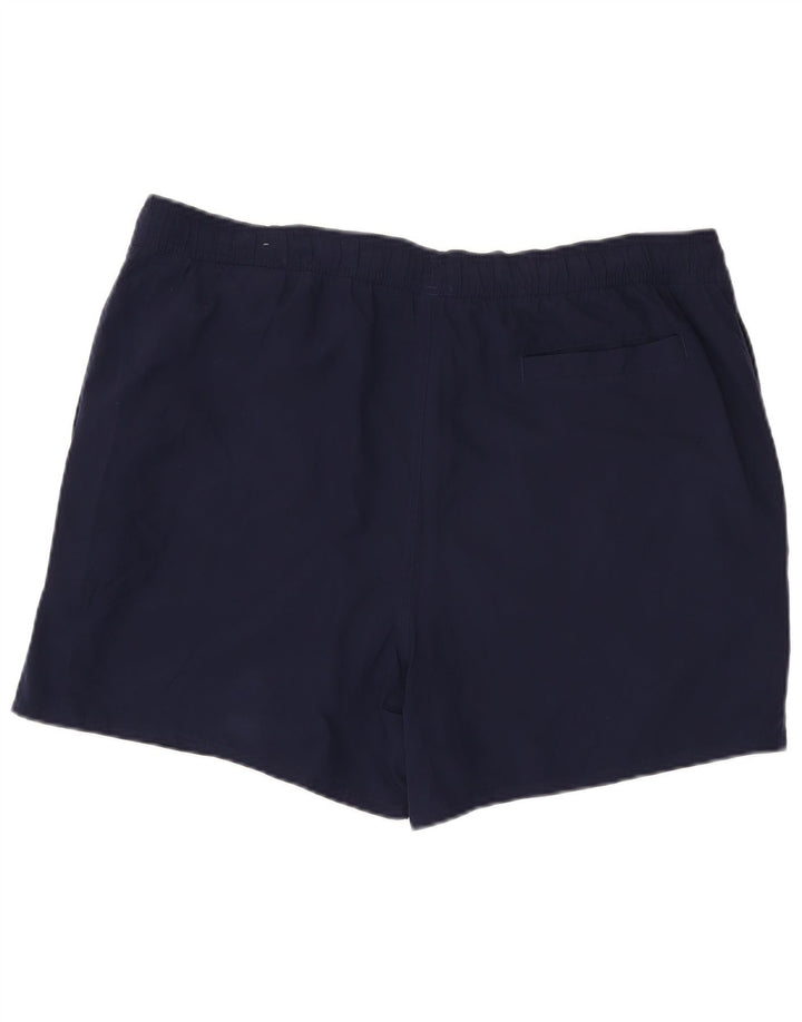 Pantaloncini sportivi grafici da uomo Puma XL blu navy in poliestere