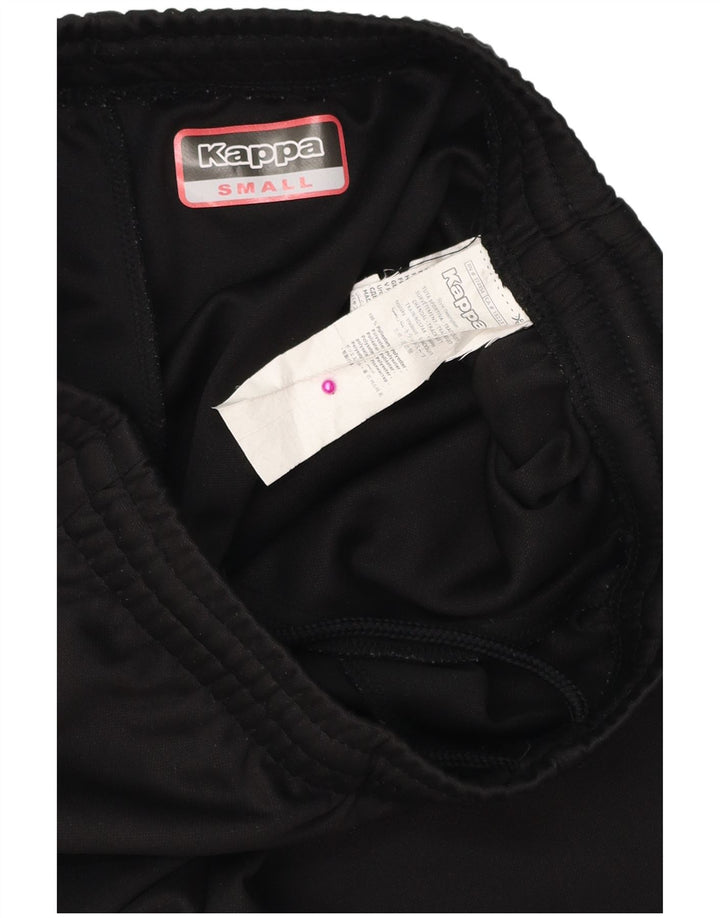 Pantaloni da tuta da uomo Kappa Small neri in poliestere